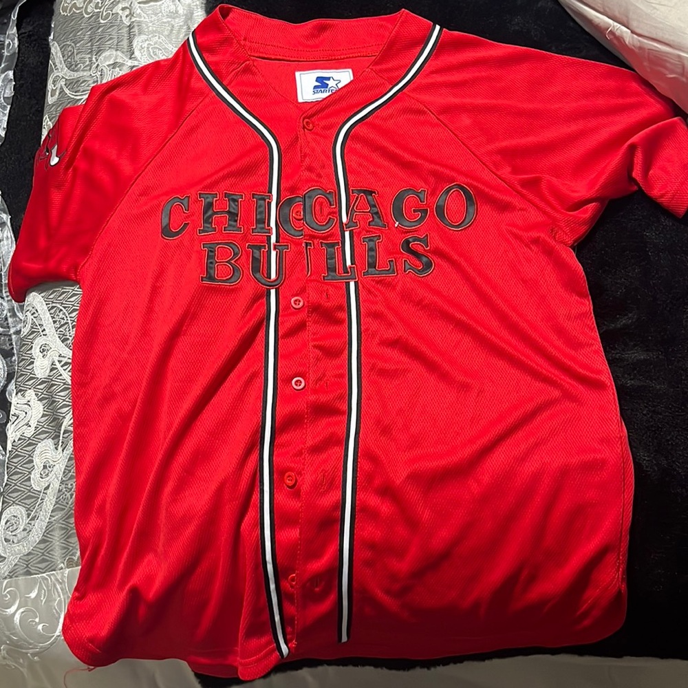 Chicago Bulls Baseball Jersey